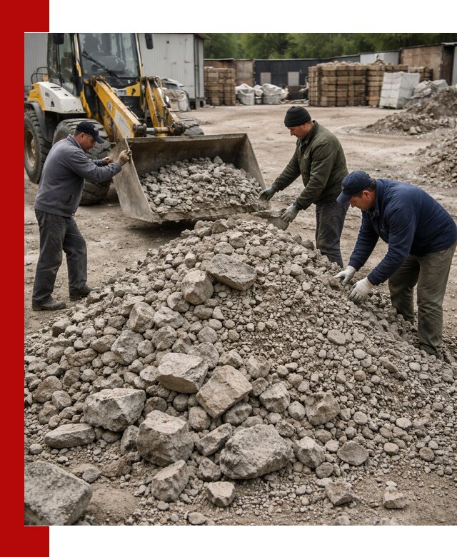 Демонтаж и вывоз бой бетона в Алапаевске