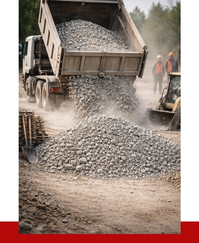 Купить дробленый бетон в Алапаевске от 1820 р./куб | ПРОНЕРУДЛпв