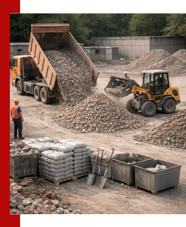 Вторичные материалы для отсыпки в Алапаевске — поставка и доставка