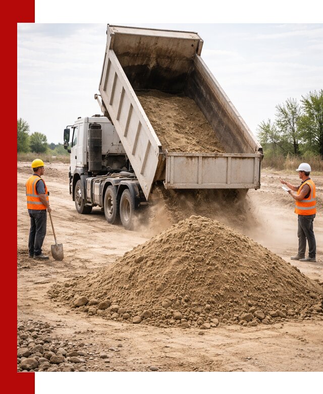 Доставка самосвалом 15 кубов в Алапаевске за город и по городу