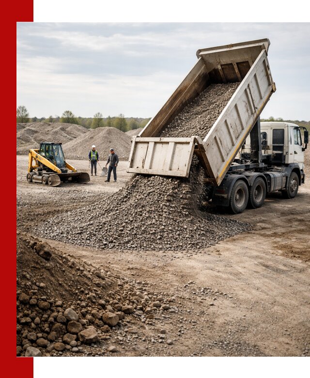 Доставка самосвалом 25 м³ в Алапаевске быстро и надежно