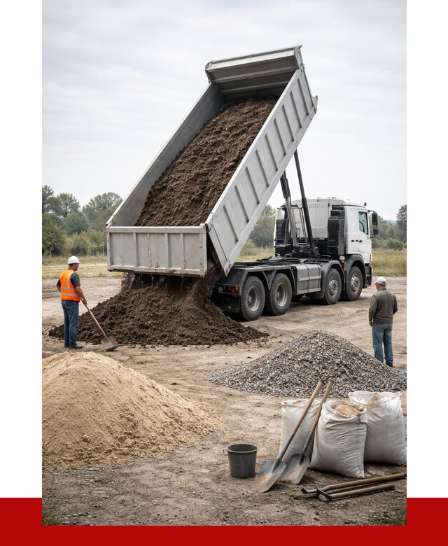 Доставка самосвалом 30 кубов в Алапаевске от 9099 р. | ПРОНЕРУДЛпв