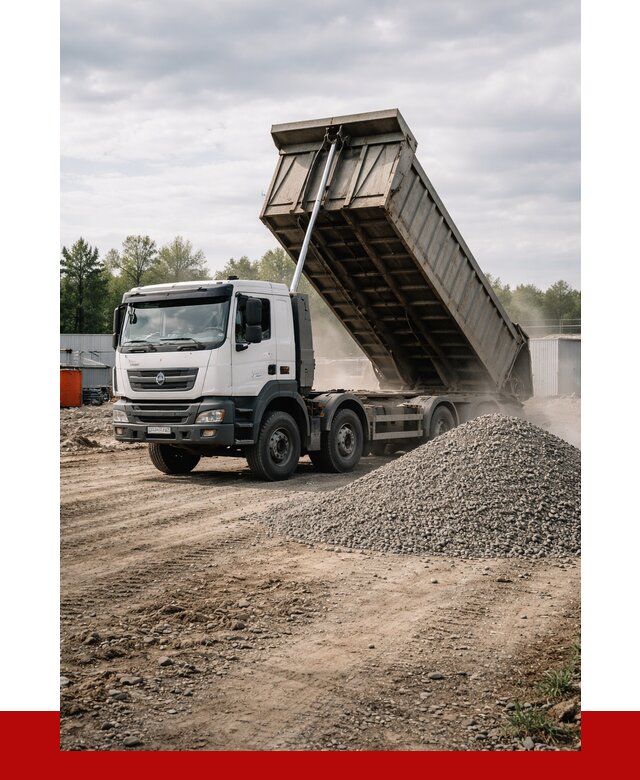 Доставка самосвалом 40 кубов в Алапаевске от 9635 р. | ПРОНЕРУДЛпв