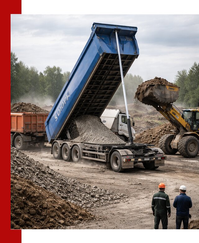 Аренда тонар 40 тонн в Алапаевске с доставкой материалов