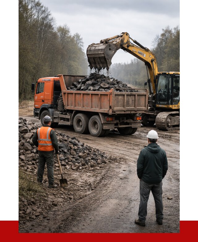 Вывоз асфальта в Алапаевске от 4817 р. самосвалом ПРОНЕРУДЛпв
