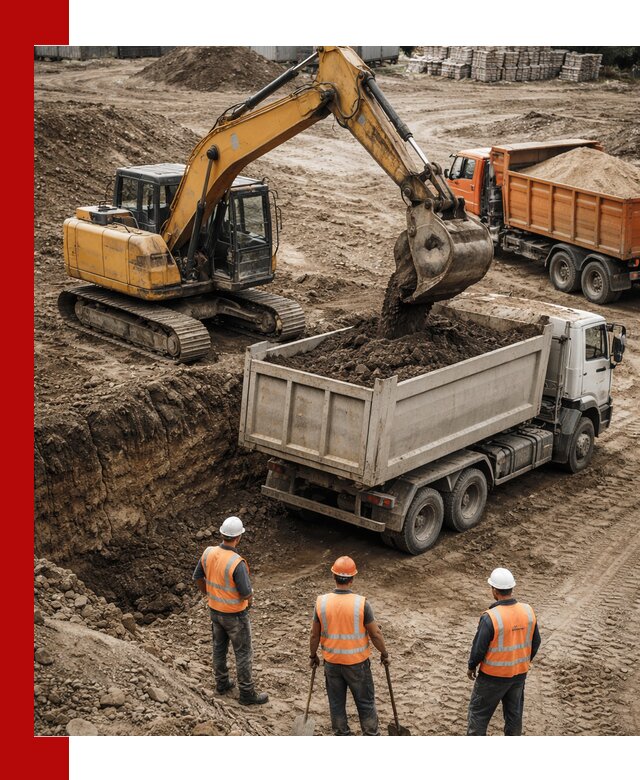 Разработка грунта для строительства и благоустройства в Алапаевске