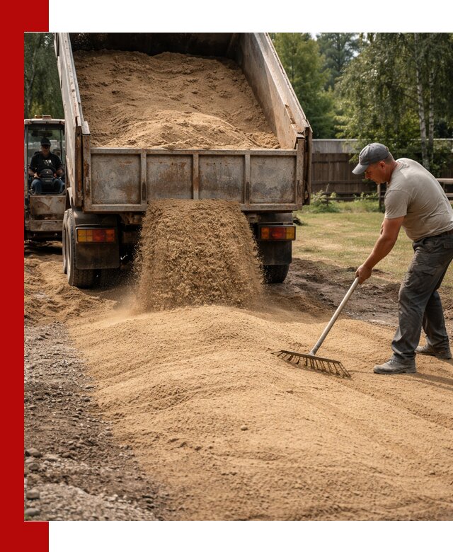 Отсыпка участка песком в Алапаевске быстро и качественно