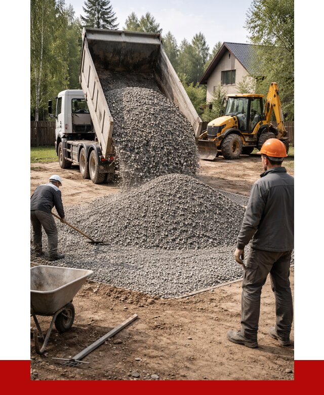 Отсыпка участка щебнем в Алапаевске от 6958 р. ПРОНЕРУДЛпв